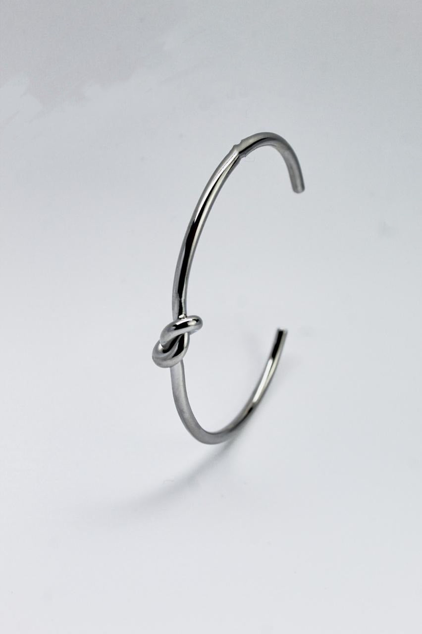 The Unity Knot Cuff | Silver